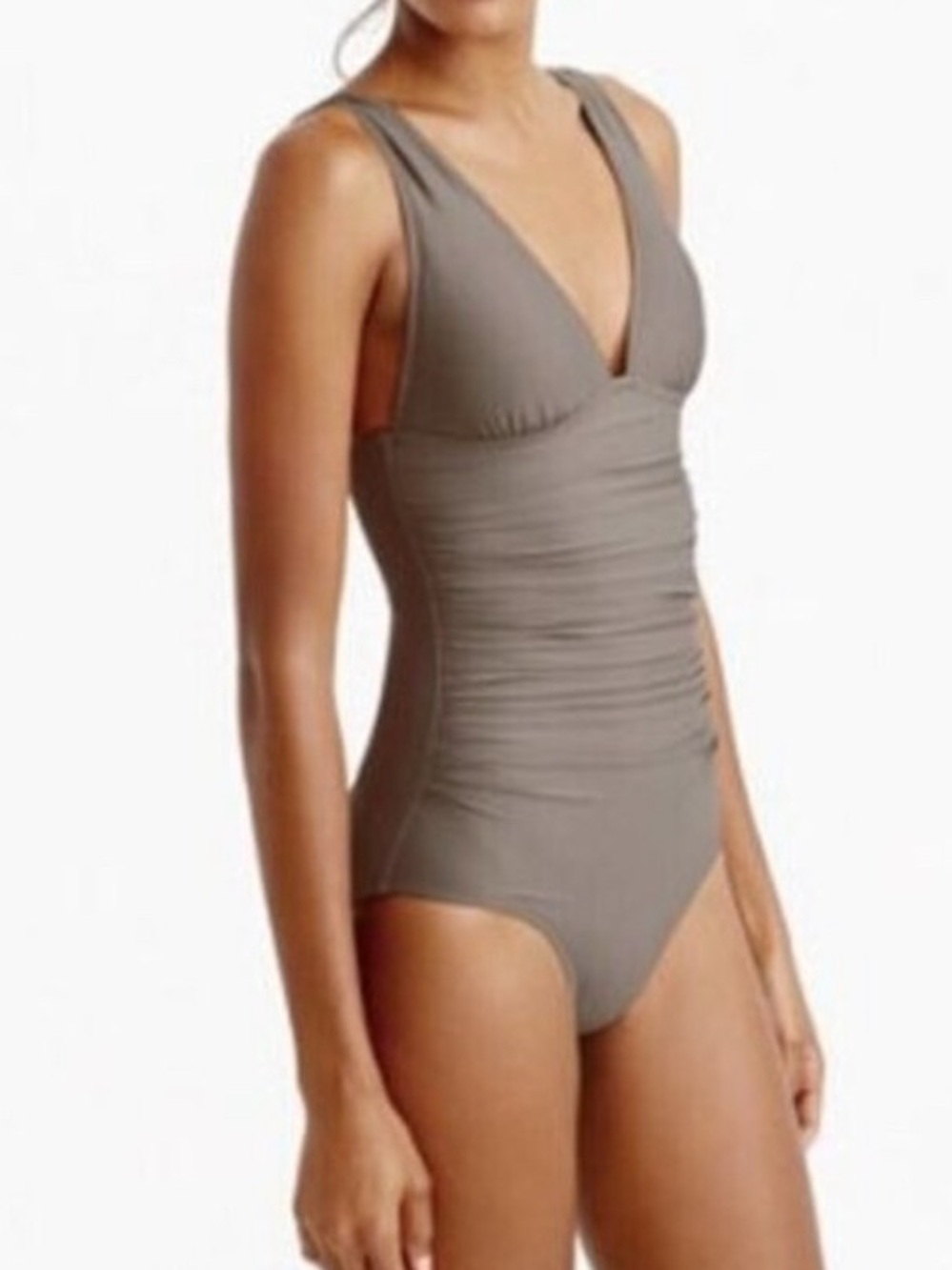 J. Crew D-cup Ruched Femme One Piece  Swimsuit Size 0 NWT